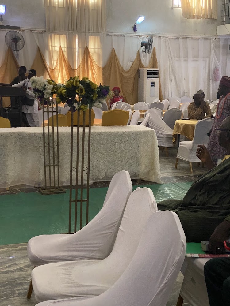 CDA Events Centre interior - Ado-Ekiti wedding hall